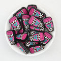  Nurse Leopard Print Beverage Cup Silicone Focal Beads 20Pcs 3