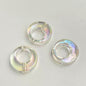 Transparent Heart Square Rectangular Angel Ring Acrylic Bead Frames 32*29mm 5