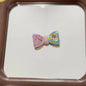 Crayon Shin Chan Bow Acrylic Beads 25mm Pastel Cartoon Design 10pcs 5