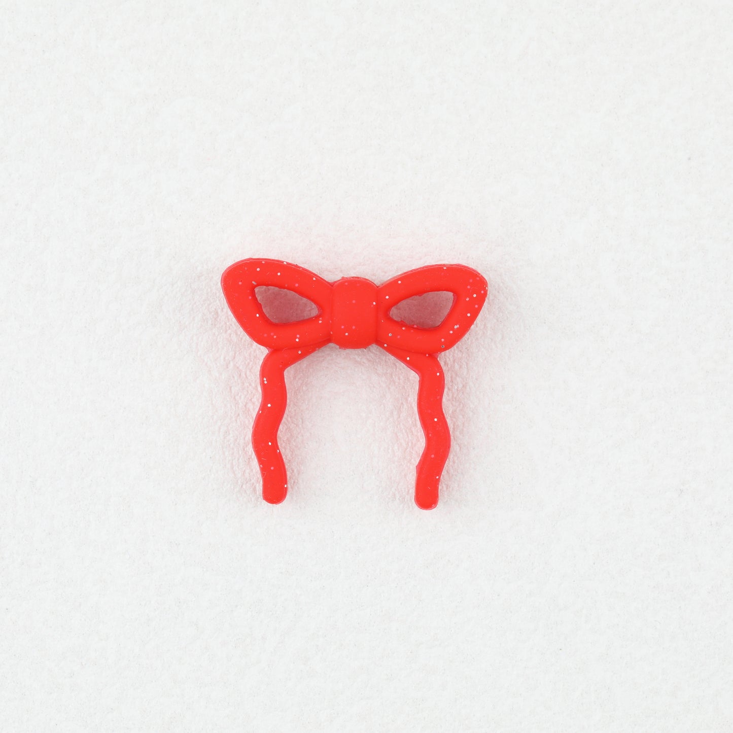 Colorful Bow Silicone Focal Beads with Hole 20 pcs 10