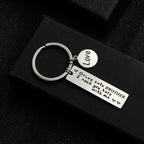 Stainless Steel Driving Safety Keychain Car Charm Engraved Drive Safe 7