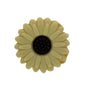 Silicone Focal Beads Daisy Sunflower Rounded Center 20pcs 34