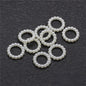 Plastic Circle Spacer Beads 7mm 9mm 12mm 14mm 15mm Imitation Pearl 100pcs 5