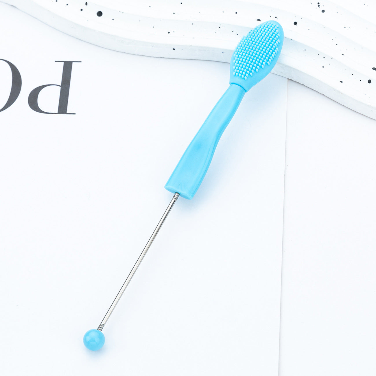 Beadable Lip Scrub Brushes Multi-functional