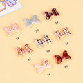 Double Sided Sweet Bow Acrylic Beads 29mm Printed Pastel 10pcs 5