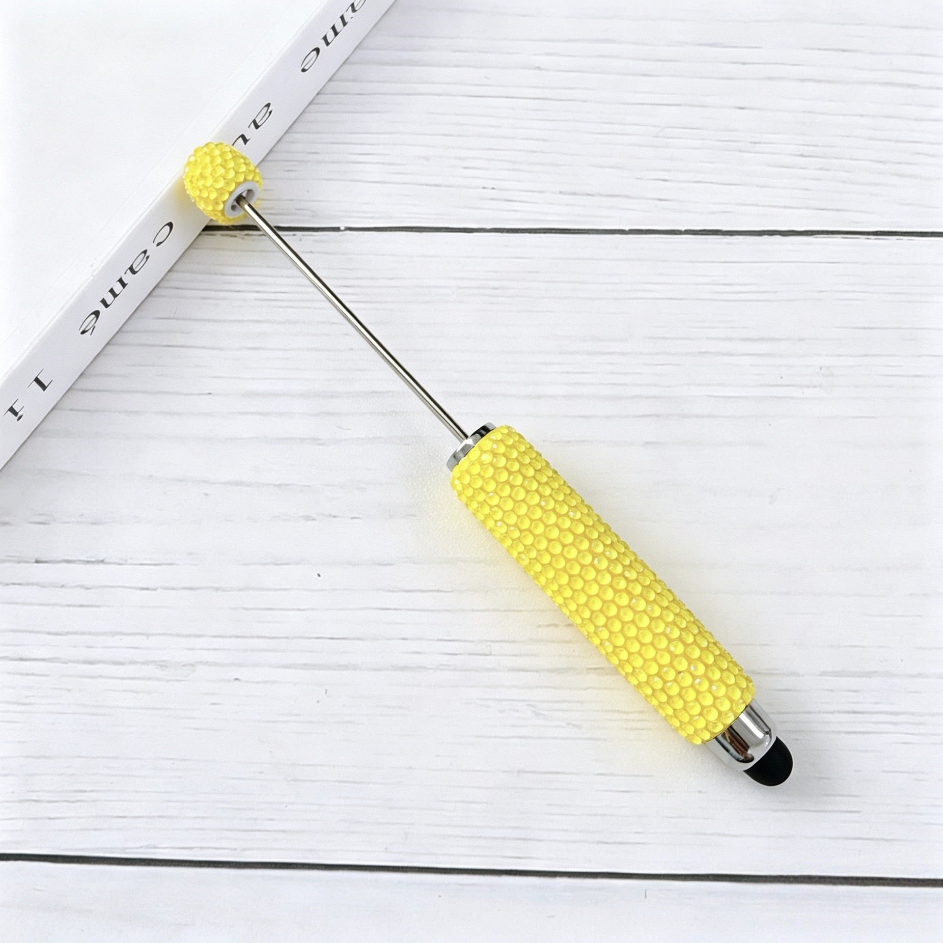 DIY Candy Color Multifunctional 3 in 1 Touch Screen Beadable Pen 16