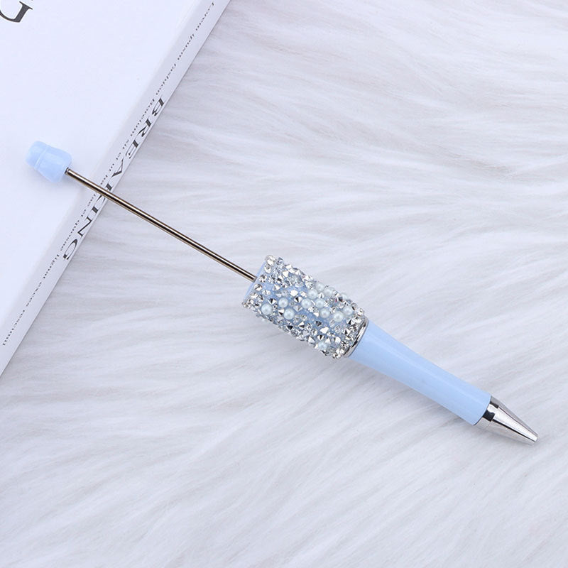 Beadable Pens with Pearl Rhinestone Decorations Colorful 16