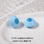 Colorful 16mm Large Hole Round Acrylic Spacer Beads 40pcs 9