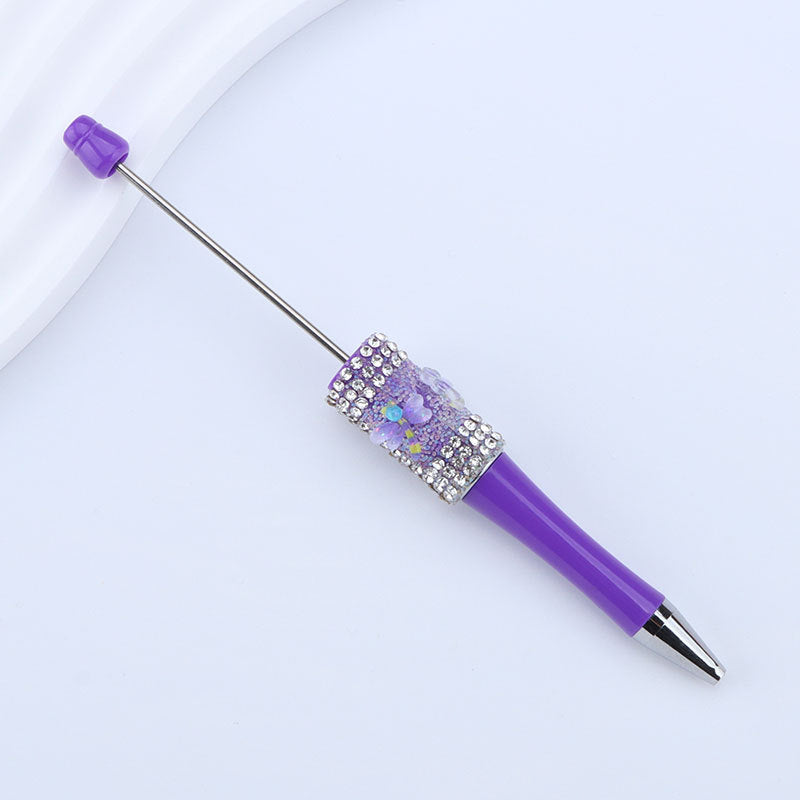 Beadable Pen with Dragonfly Sugar Rhinestone 5