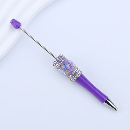 Beadable Pen with Dragonfly Sugar Rhinestone 5