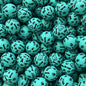 Animal Theme 15mm Silicone Beads Dog Bone Paw Print 50pcs 2
