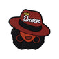 Silicone Focal Beads Black History Queen Wearing Period Hat 20pcs 15
