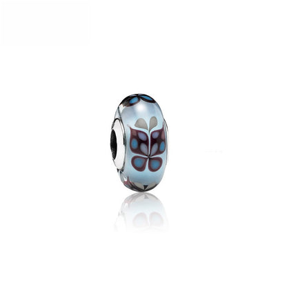 Glass Cartoon Pattern Spacer Beads 14mm 10pcs 8