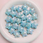 Opaque Star Acrylic Beads 22mm Glossy Colorful 10pcs 13