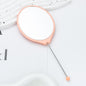 Beadable Plastic Mirror Handheld Oval
