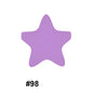 Star Shaped 45mm Silicone Beads Smooth Surface 50pcs 9