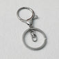 Zinc Alloy Lobster Clasp Keychain Hardware with Split Ring