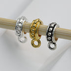 Alloy Double Hole Spacer Beads 10mm Vintage Tibetan Style 90pcs