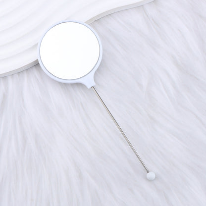 Beadable Mirrors Mini Handheld Round