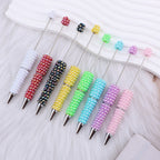 Creative DIY Full Coverage Pearl Rhinestones Beadable Pen 2