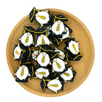 Silicone Focal Beads Graduation Gnome Wearing Yellow Tie Mortarboard 20pcs 2