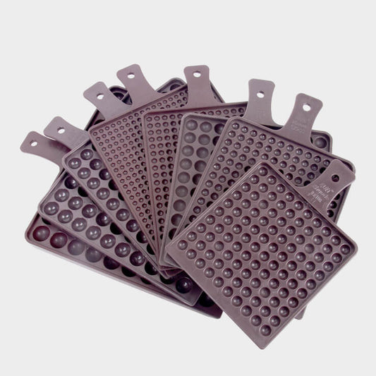 Bead Counting Tray Plum ABS Bead Sorting Tool 4mm-16mm Size