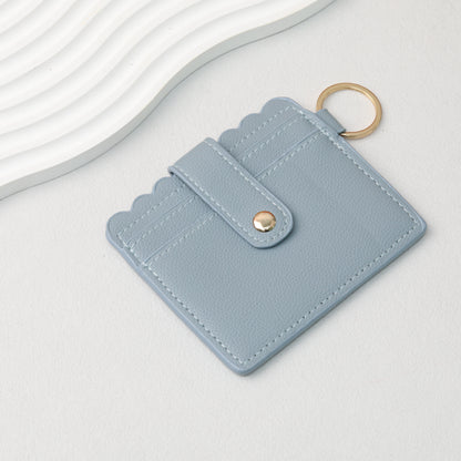 PU Card Holder Keychain Multi Patterned
