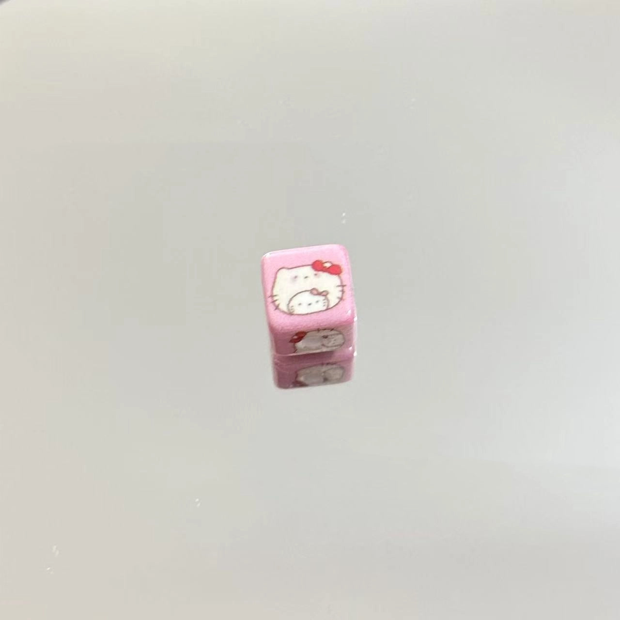House Car Printed Acrylic Square Beads 10mm Pastel Colors 20pcs 7