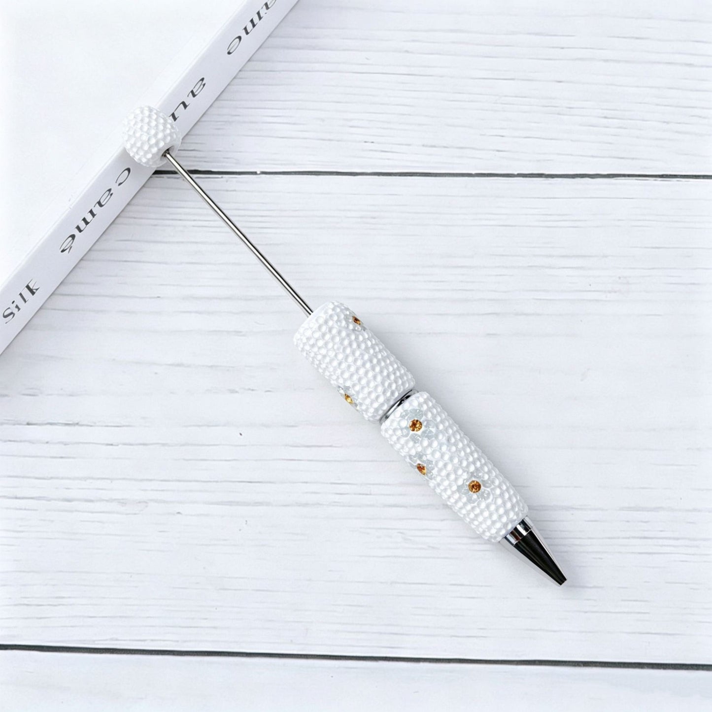 Candy Color Daisy Crystal Beadable Pen  7
