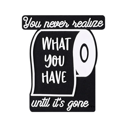 Silicone Focal Beads Fun Text Playful Quotes Cartoon Style 20pcs 17