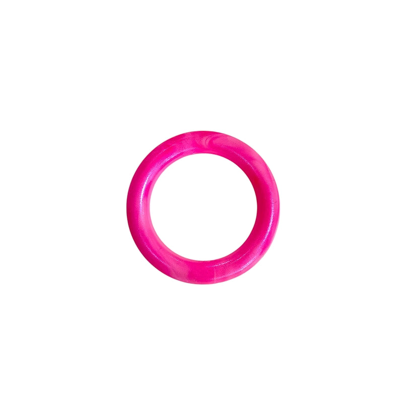 65mm Silicone Beads Round Rings Color-Shifting Finish 19