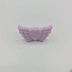 Wing Silicone Beads Mixed Colors 20pcs 35