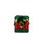 Silicone Focal Beads Negro Series Bold Cultural Symbols Red Green 20pcs 9
