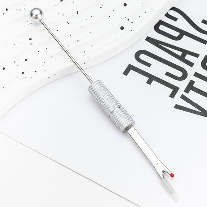 Beadable Seam Ripper Large Size Metallic Glossy Beaded Handle 10