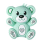 Silicone 3D Focal Beads Hug Bear Outstretched Arms 20pcs 17