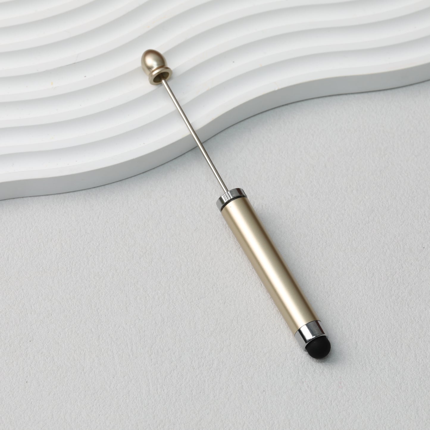 Beadable Stylus Pen Plastic Multi Color 3 in 1 Function