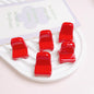 Small Chair Acrylic Beads 20x25mm Colorful Glossy 10pcs 10