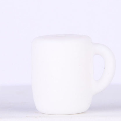 Silicone Focal Beads Cup Miniature Mug Handle Design 20pcs 10