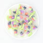 Halloween 3D Glitter Bottle Silicone Focal Beads 20Pcs 11