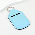 Neoprene Sanitizer Holder Keychain Durable Vibrant Colors Suitable for Sublimation - Blue