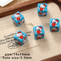 Hello Kitty Acrylic Square Beads 14mm Printed Glossy 10pcs 3
