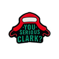 Silicone Focal Beads Retro Phone YOU SERIOUS CLARK Text Centered 20pcs