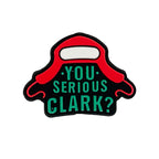 Silicone Focal Beads Retro Phone YOU SERIOUS CLARK Text Centered 20pcs