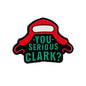 Silicone Focal Beads Retro Phone YOU SERIOUS CLARK Text Centered 20pcs