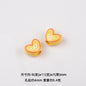 Bowknot Outline Heart Acrylic Beads 11mm 40pcs 12