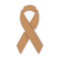 Silicone Focal Beads Awareness Ribbon Colorful Multi Color Ribbon 20pcs 15