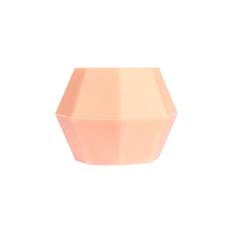 18mm Faceted Silicone Beads Colorful Geometric Shape 50pcs 21
