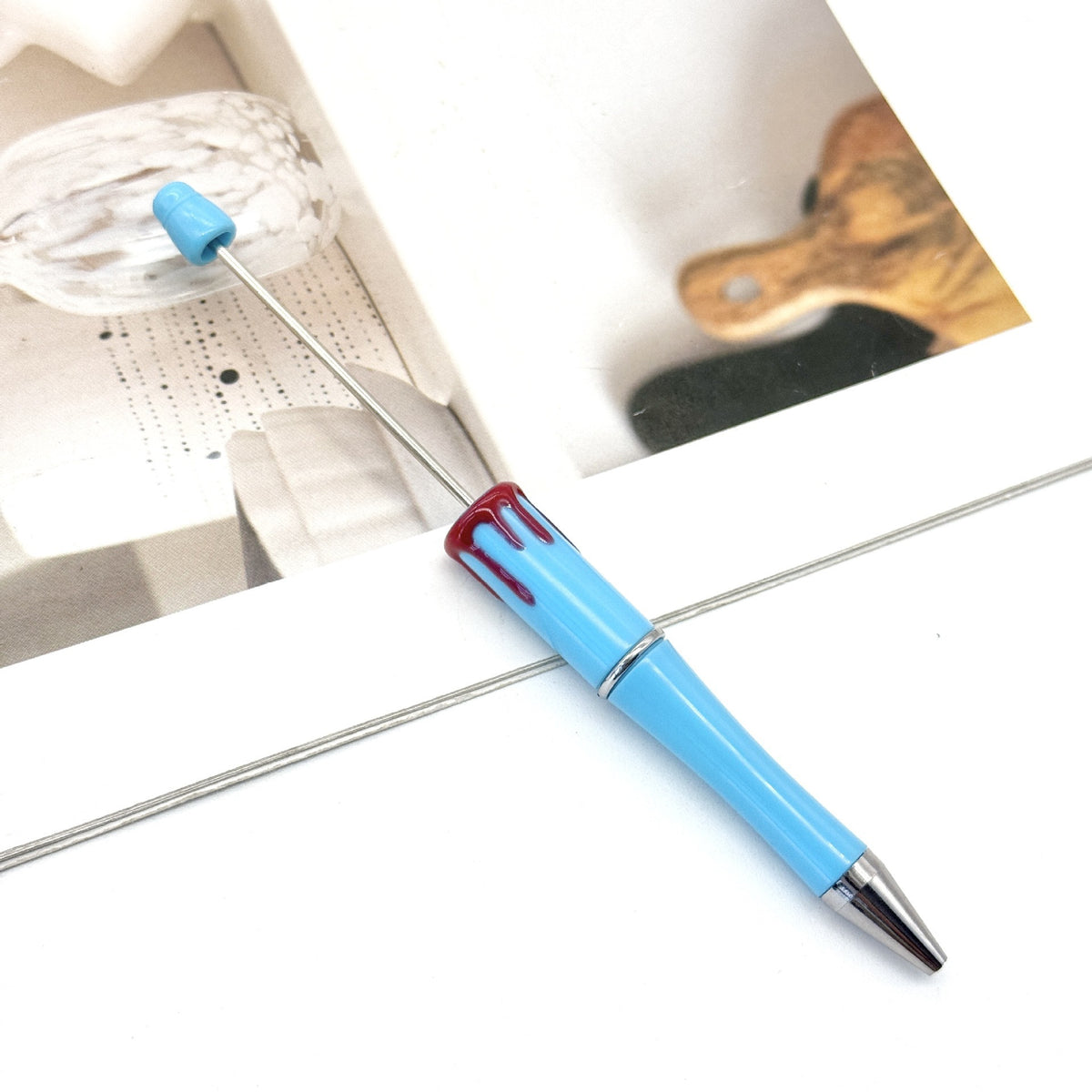 Beadable Pen Halloween Bloodprint Morandi Candy Color 17
