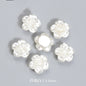 Pearl Imitation Camellia Acrylic Beads 10-18mm ABS Plastic 50pcs 5