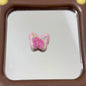 Spring Oil Painting Texture Butterfly Acrylic Beads 25mm 10pcs 5
